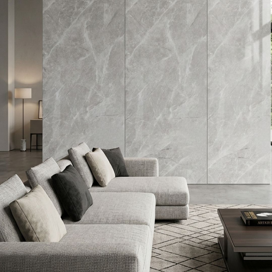 Panel Decorativo Estilo Mármol Gris
