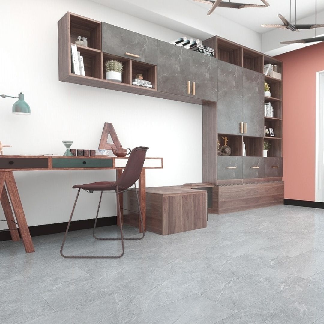 Piso Laminado SPC Slate Pewter