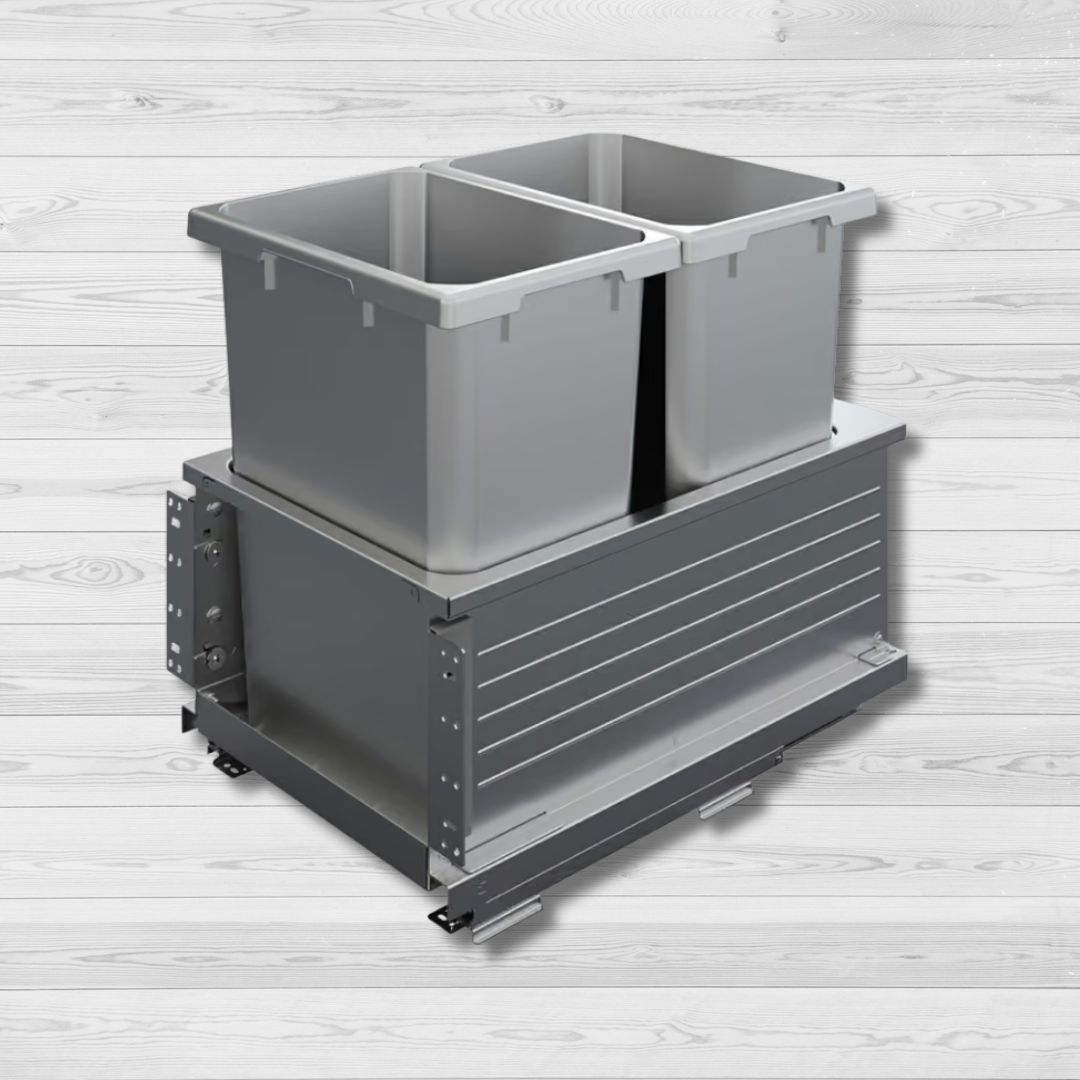 Bote de Basura Doble Platinum 35QT Vauth Sagel