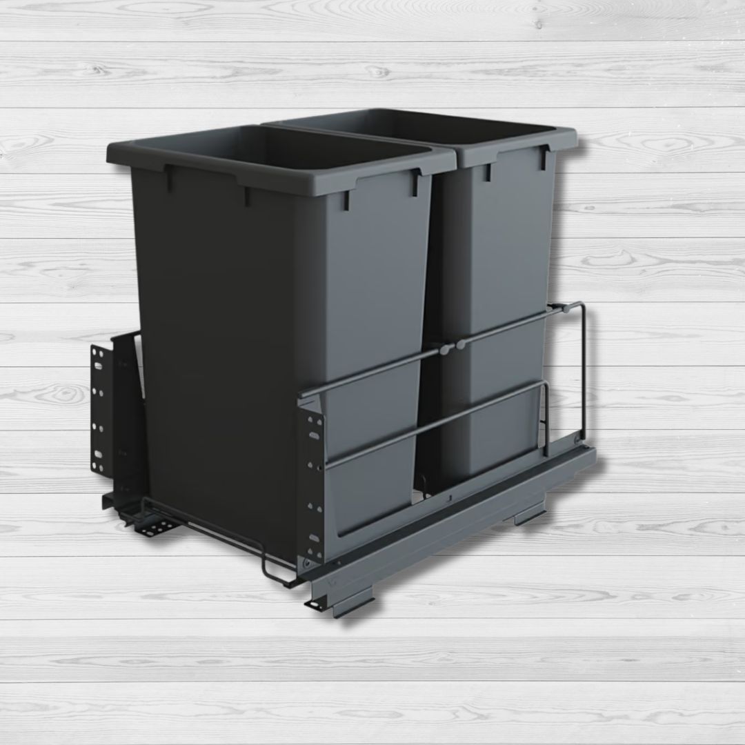 Bote de Basura Doble Gris 50QT Vauth Sagel