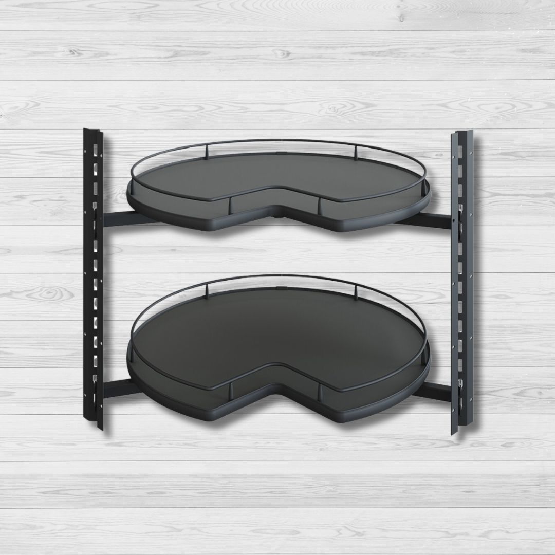 Lazy Susan 2 Niveles Carbon Steel Gray Vauth Sagel
