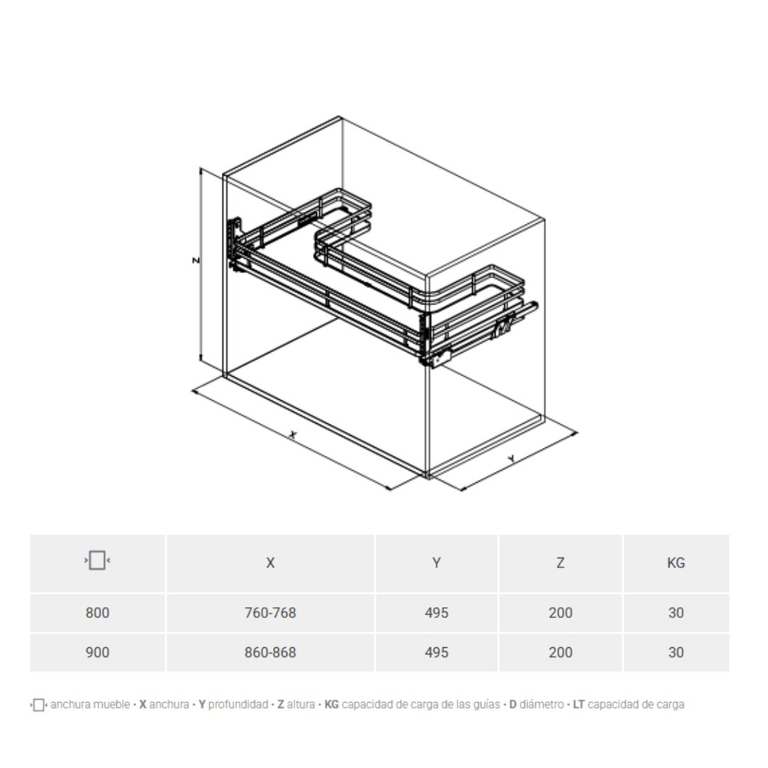Charola para Zinc AR700A Sige - Imagen 3